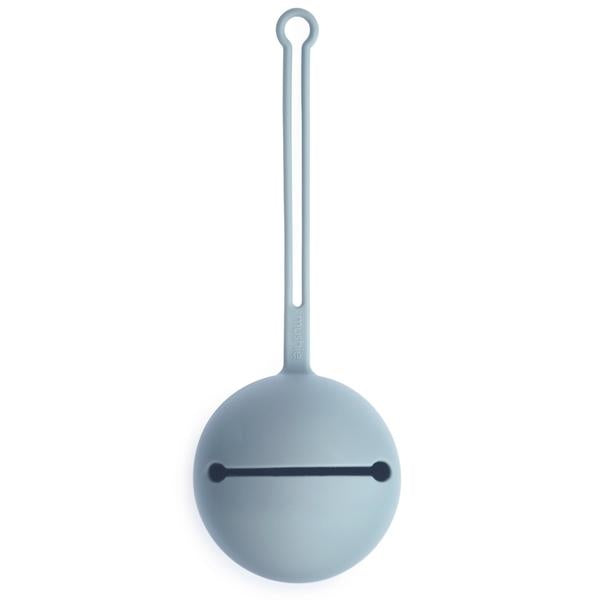 Mushie port suzeta silicon 0m+, Powder Blue Imagine principală a produsului