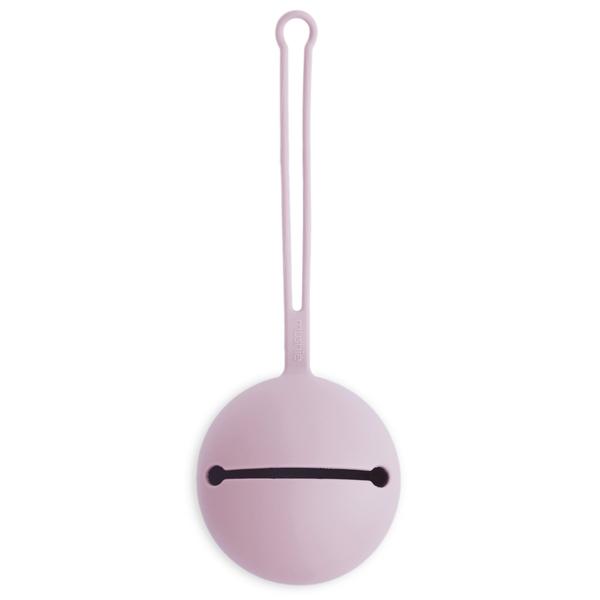 Mushie port suzeta silicon 0m+, Soft Lilac Imagine principală a produsului