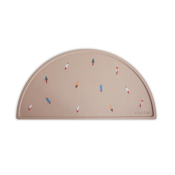 Mushie protectie masa silicon  12m+, Rocket Ship 01 Imagine principală a produsului