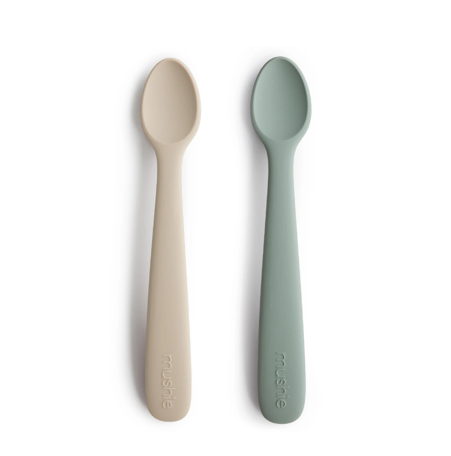 Mushie set 2 lingurite silicon 6m+, 01
