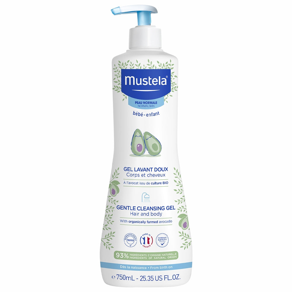 Mustela gel de curatare delicat par si corp 0m+ 750 m