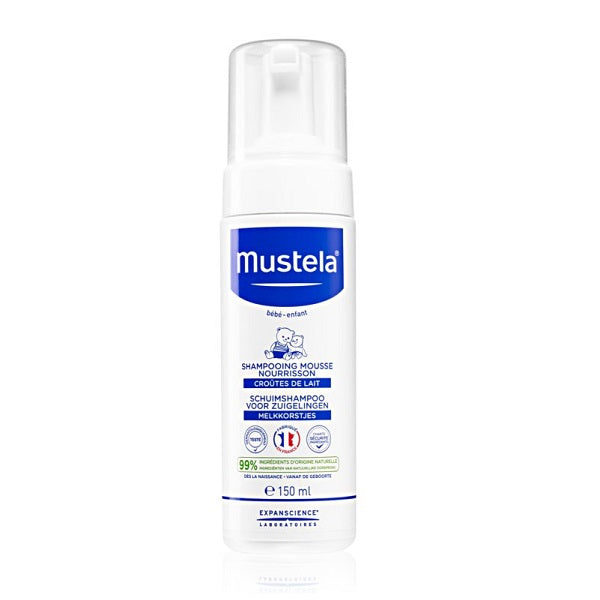 Mustela sampon spuma pentru nou-nascuti 0m+, 150 ml