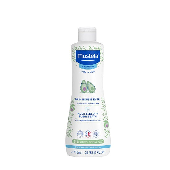 Mustela spuma de baie energizanta, 750 ml Imagine principală a produsului
