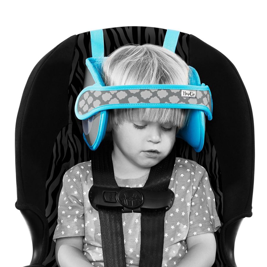 NapUp suport pentru cap in scaune auto 0m+, Blue 01
