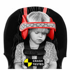 NapUp suport pentru cap in scaune auto 0m+, Red 01