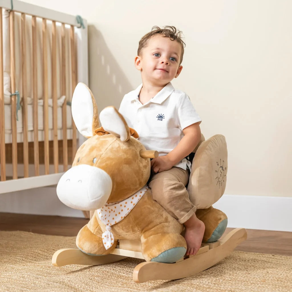 Nattou balansoar forma de animale 10m+, Felix & Leo Magarul Leo Imagine secundară a produsului