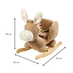 Nattou balansoar in forma de animale 10m+ Teddy Magar Beige