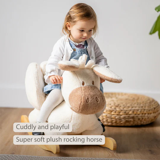 Nattou balansoar in forma de animale 10m+ Teddy Magar Ecru