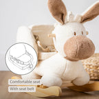Nattou balansoar in forma de animale 10m+ Teddy Magar Ecru