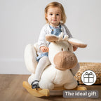Nattou balansoar in forma de animale 10m+ Teddy Magar Ecru
