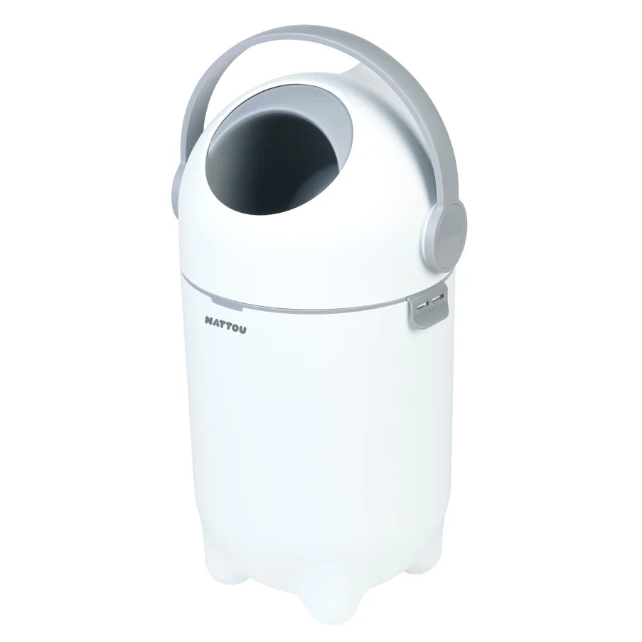 Nattou cos depozitare scutece Dropy 0m+ White