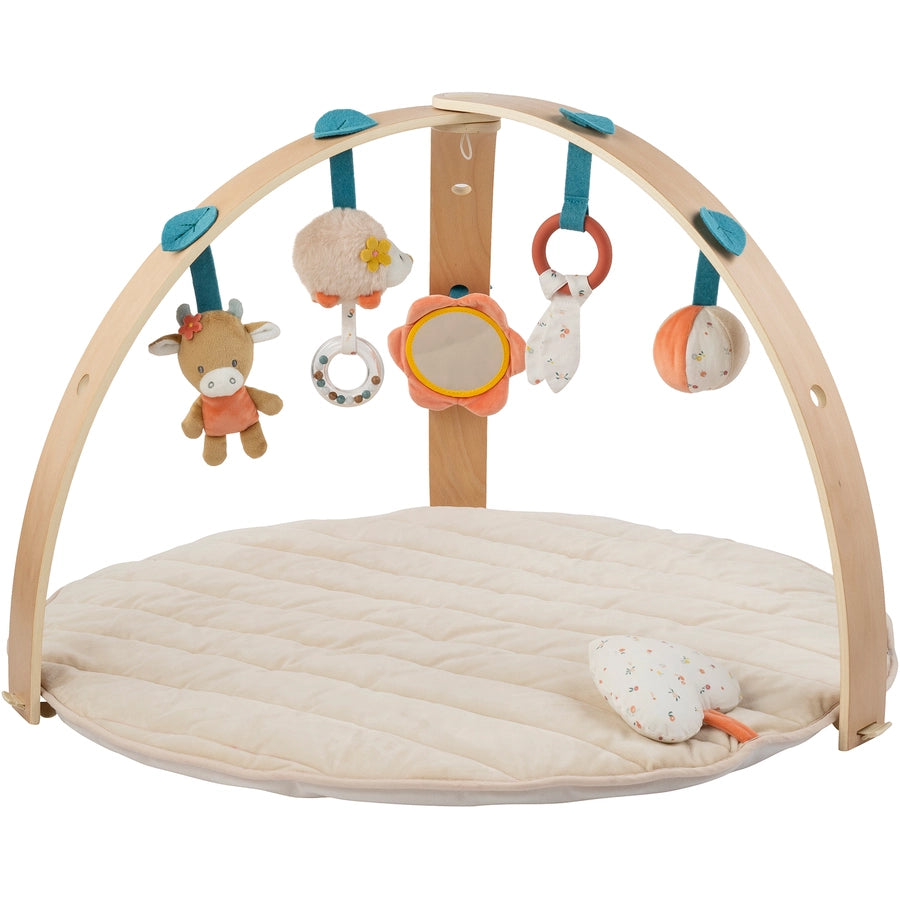 Nattou covor de joaca Activity Gym de 80 cm 0m+ Mila, Zoe&Lana