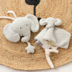 Nattou paturica de dormit Doudou 0m+ Teddy Elefant Grey