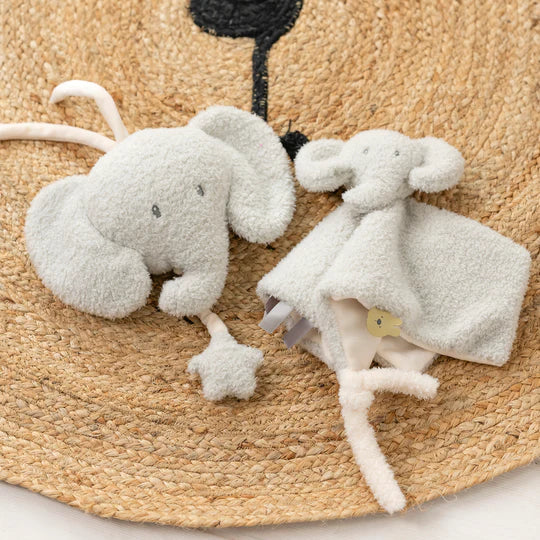 Nattou paturica de dormit Doudou 0m+ Teddy Elefant Grey