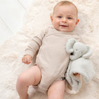 Nattou paturica de dormit Doudou 0m+ Teddy Elefant Grey