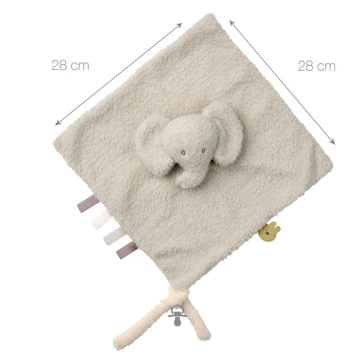 Nattou paturica de dormit Doudou 0m+ Teddy Elefant Grey