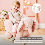Nattou balansoar in forma de animale 10m+ FaFan Elefant Pink