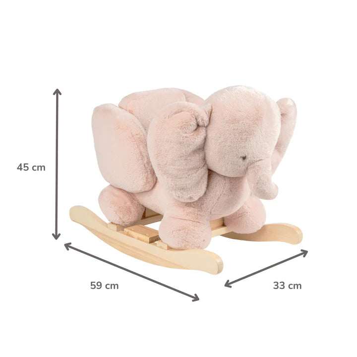 Nattou balansoar in forma de animale 10m+ FaFan Elefant Pink
