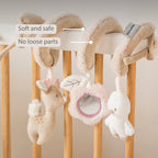 Nattou jucarie plus spirala cu activitati 28 cm 0m+ FanFan Beige