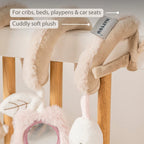 Nattou jucarie plus spirala cu activitati 28 cm 0m+ FanFan Beige