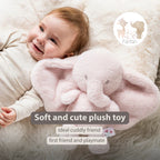 Nattou jucarie plus 28 cm 0m+ FanFan Elefant Pink
