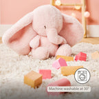Nattou jucarie plus 28 cm 0m+ FanFan Elefant Pink