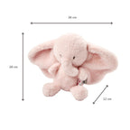 Nattou jucarie plus 28 cm 0m+ FanFan Elefant Pink