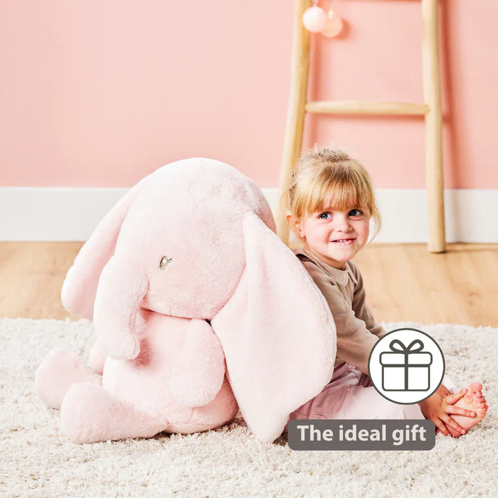 Nattou jucarie plus maxi 60 cm 0m+ FanFan Elefant Pink