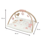 Nattou covor de joaca 70x80 cm cu arcada 0m+ FanFan White