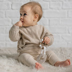 Nattou jucarie dentitie din silicon Bear 3m+ Clay