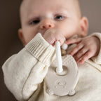 Nattou jucarie dentitie din silicon Bear 3m+ Clay