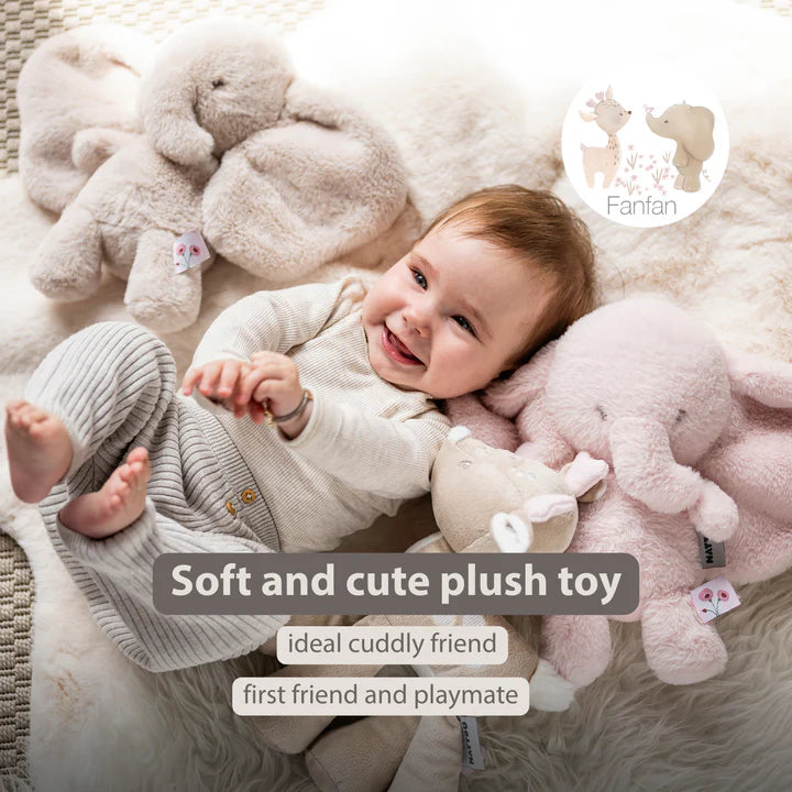 Nattou jucarie plus 28 cm 0m+ FanFan Elefant Sand