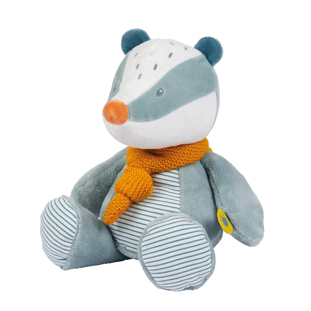 Nattou jucarie plus 32 cm 0m+ Felix & Leo - Bursucul Felix Imagine principală a produsului
