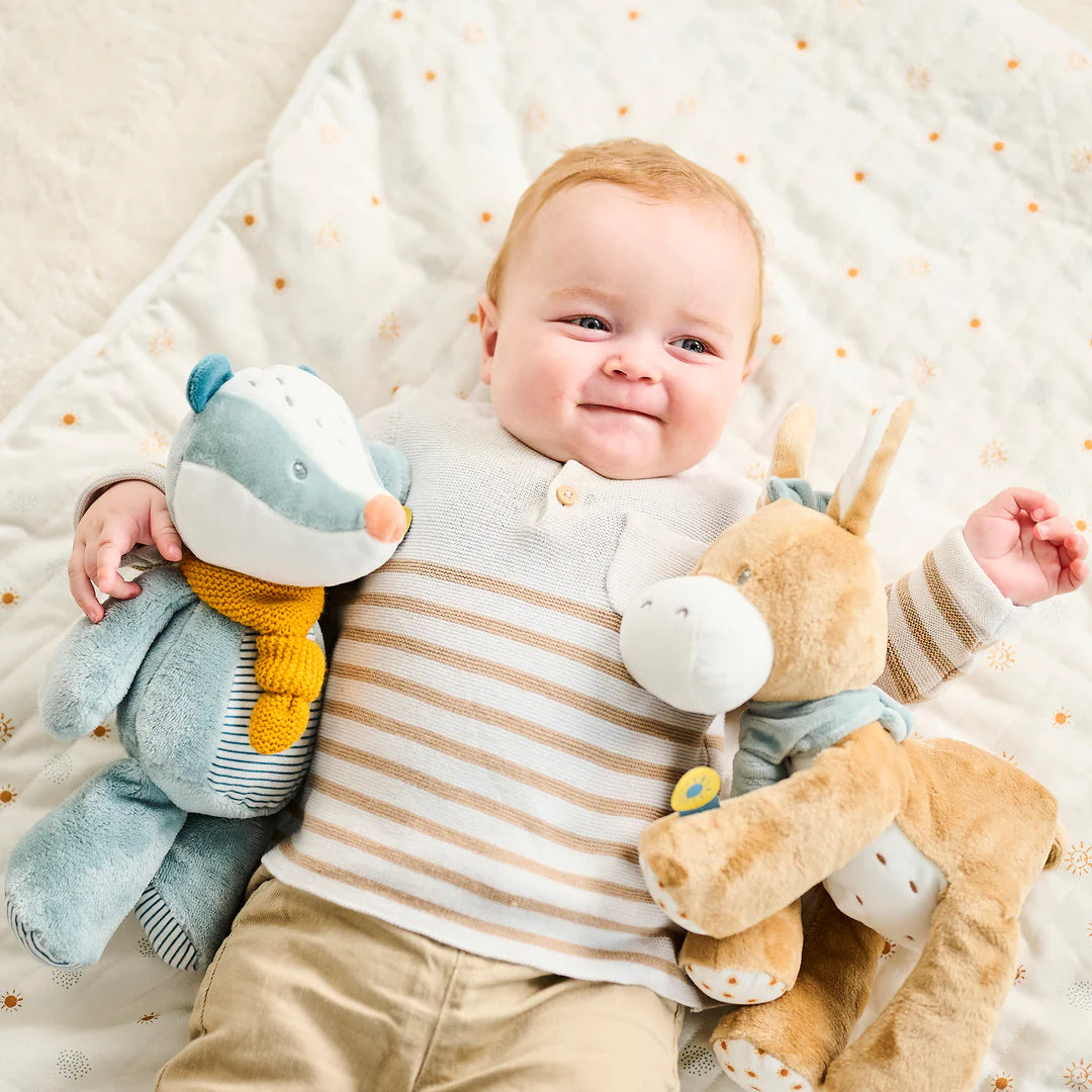 Nattou jucarie plus 32 cm 0m+ Felix & Leo - Bursucul Felix Imagine secundară a produsului