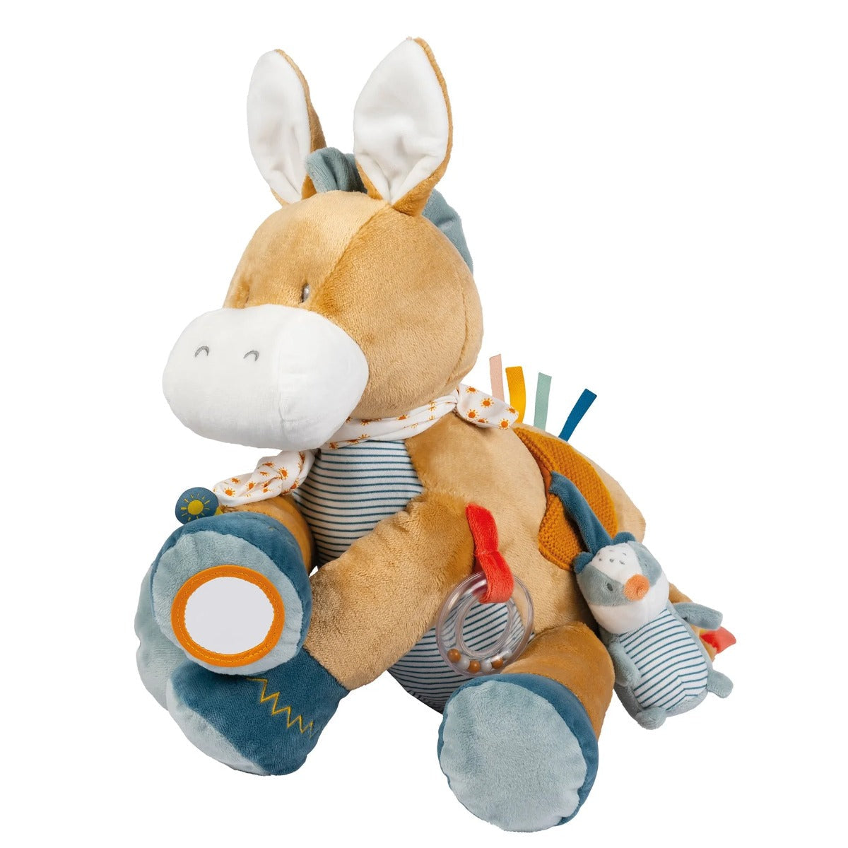 Nattou jucarie plus 45 cm 0m+ Felix & Leo - Magarul Leo Imagine principală a produsului