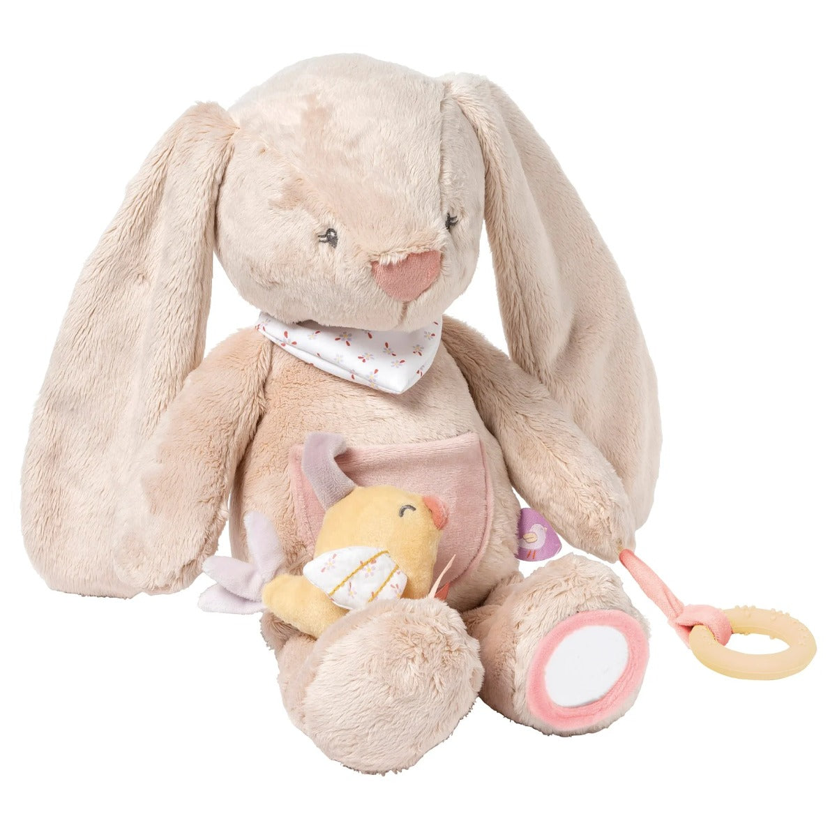Nattou jucarie plus educativa 40 cm 0m+ Alice & Pomme Iepurasul Pomme Imagine principală a produsului