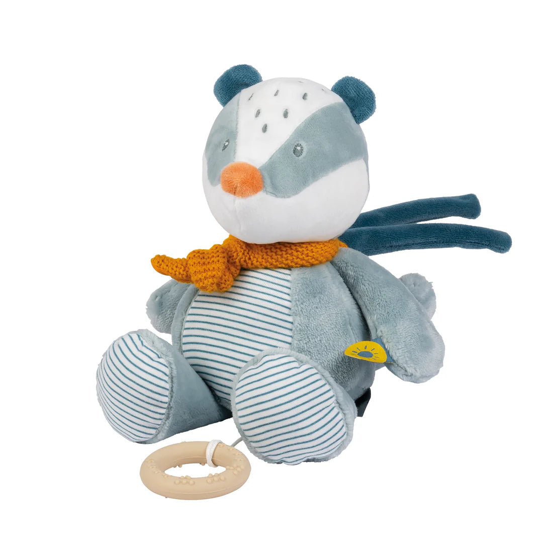 Nattou jucarie plus muzicala 29 cm 0m+ Felix & Leo - Bursucul Feix Imagine principală a produsului