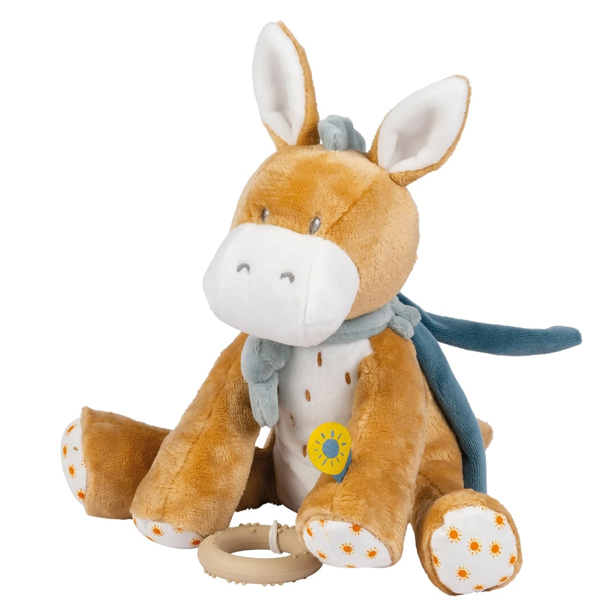 Nattou jucarie plus muzicala 29 cm 0m+ Felix & Leo - Magarul Leo