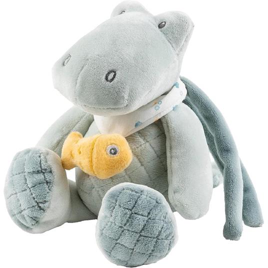 Nattou jucarie plus muzicala 30 cm 0m+ Romeo, Jules & Sally - Crocodilul Romeo Imagine principală a produsului