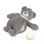 Nattou jucarie plus muzicala cu lampa de veghe 30 cm 0m+ Ursulet gri