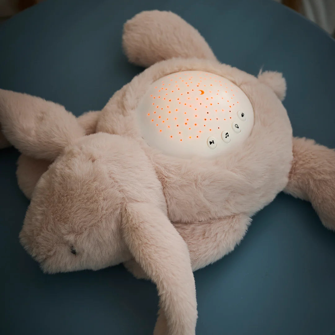 Nattou jucarie plus si proiector Night Light 0m+ Iepuras Bej