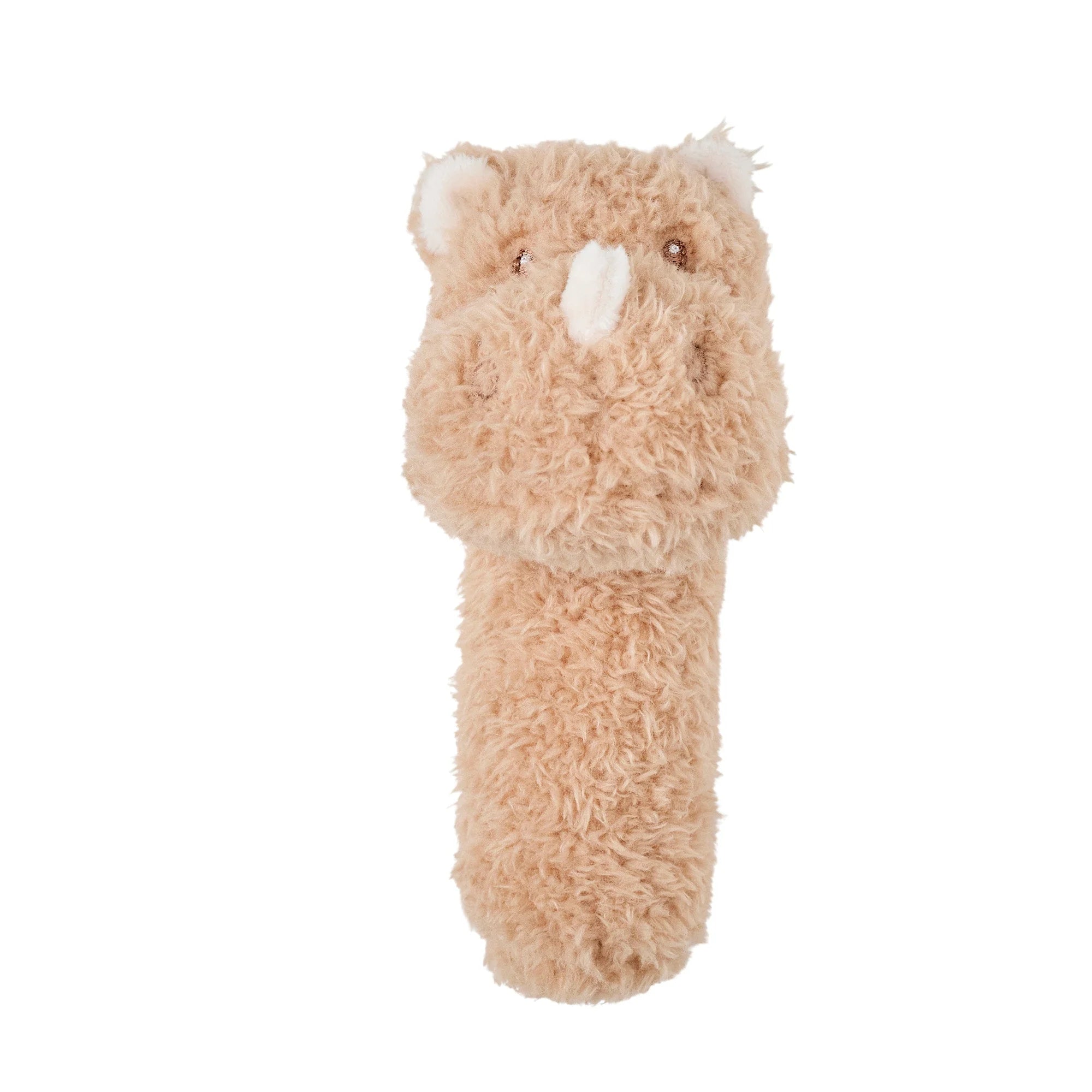 Nattou jucarie plus zornaitoare 14 cm Teddy Rinocer Caramel