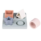 Nattou jucarie silicon puzzle 6m+ Bej