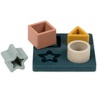 Nattou jucarie silicon puzzle 6m+ Green