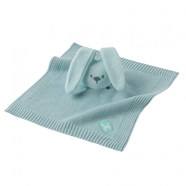 Nattou paturica de dormit bumbac stil tricotat pentru 0m+, Lapidou Menta Imagine principală a produsului