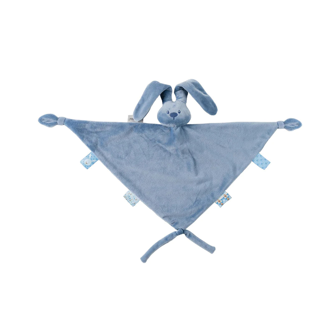 Nattou paturica de dormit din plus maxi 0m+ Lapidou Iepure-Blue infinity Imagine principală a produsului