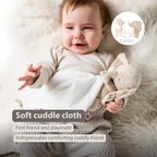 Nattou paturica de dormit Doudou 0m+ FanFan Elefant Off-white