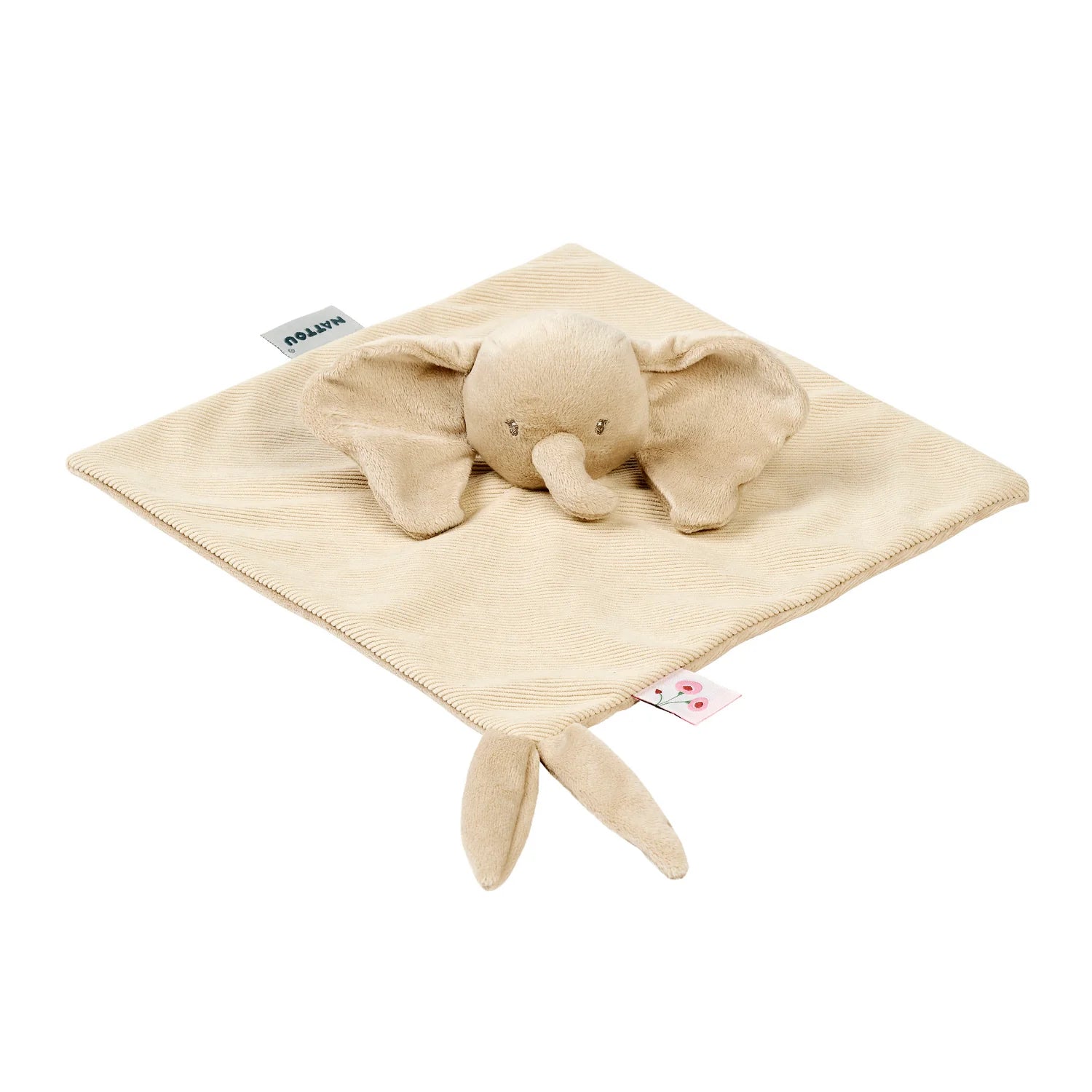 Nattou paturica de dormit Doudou 0m+ FanFan Elefant Sand Imagine principală a produsului