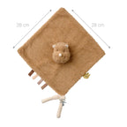 Nattou paturica de dormit Doudou 0m+ Teddy Rinocer Caramel