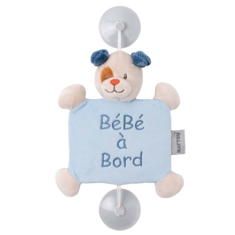 Nattou plus Baby On Board cu ventuza 0m+, Jim & Bob Caltelul Jim Imagine principală a produsului